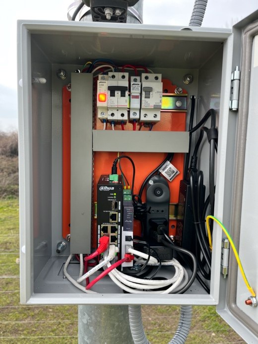 Tablero eléctrico instalado